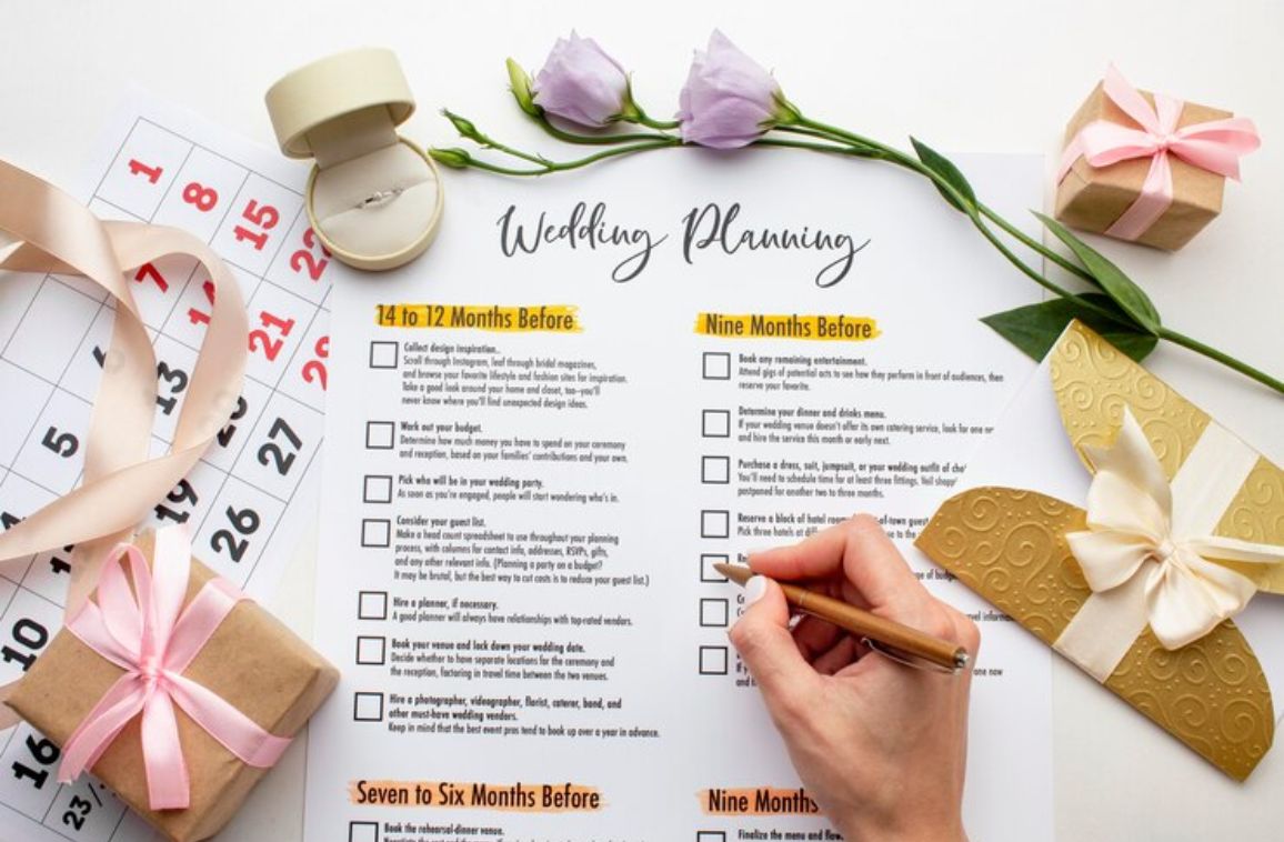 Month-Month Wedding Planning List: When to Do What